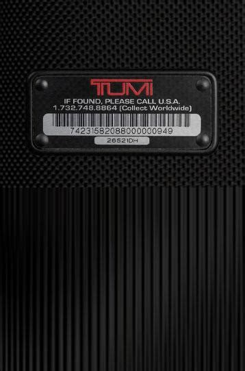 tumi tracer registration